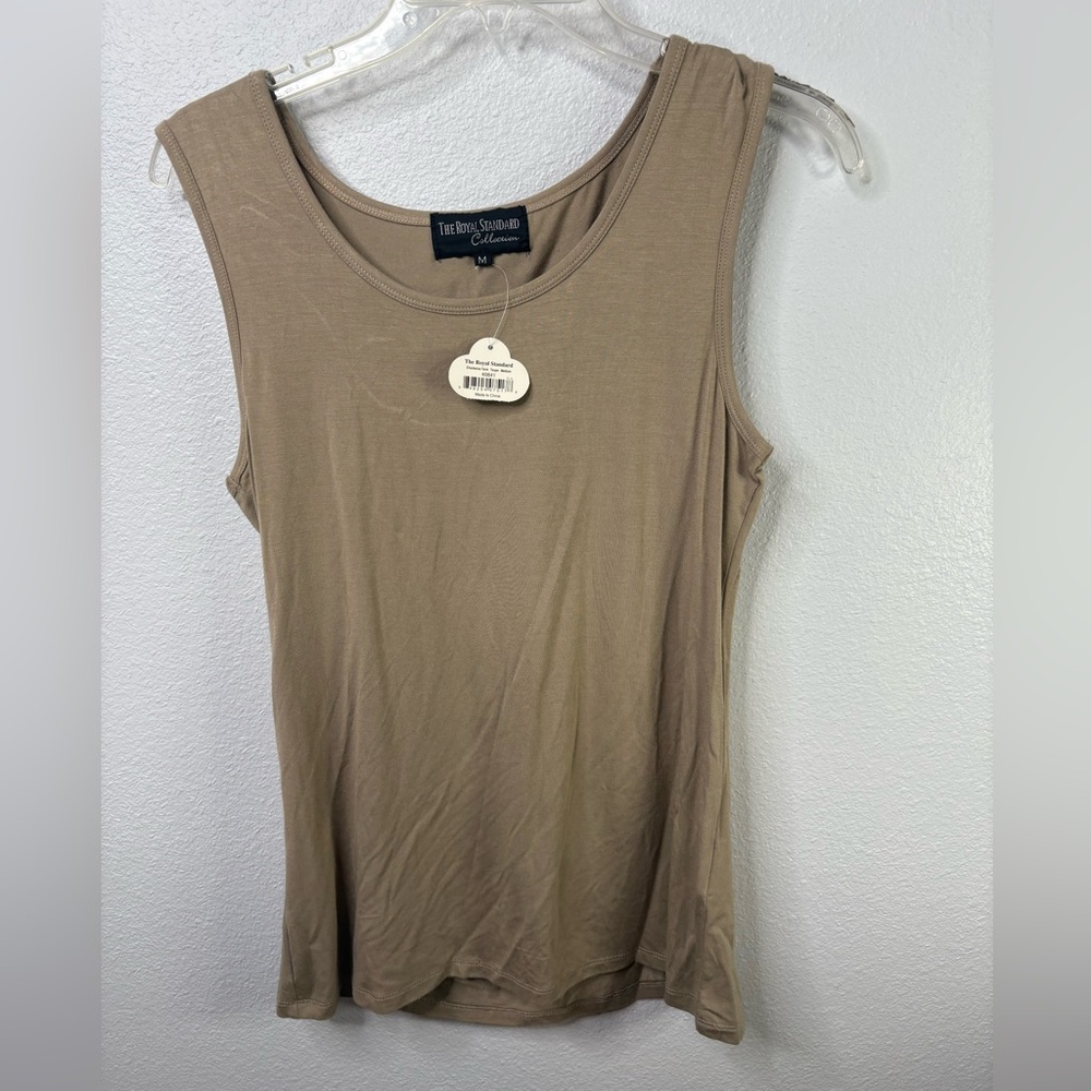 The Royal Standard Medium Beige Tank Top NWT